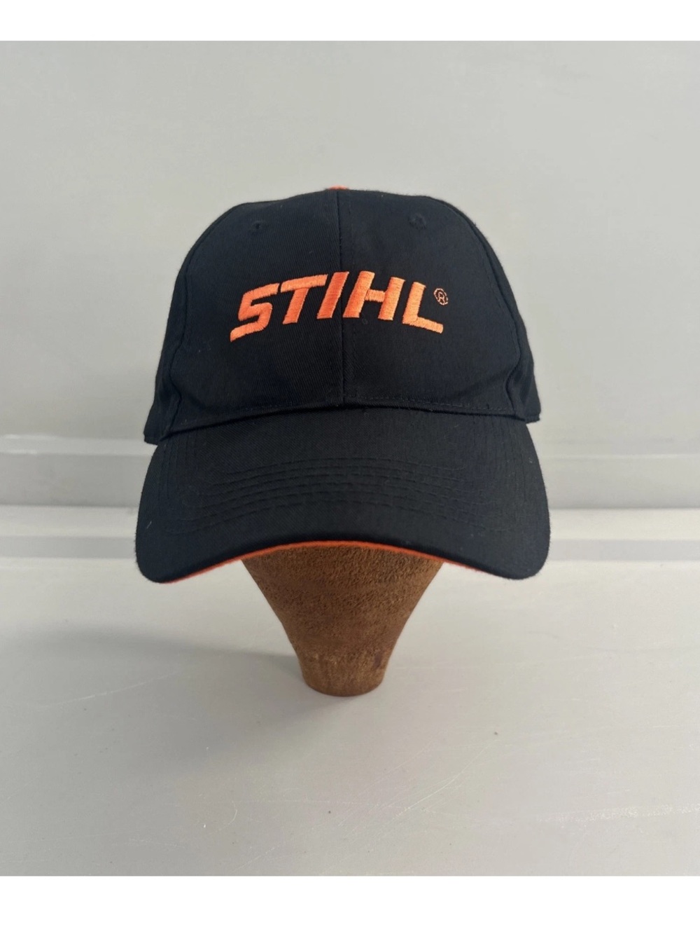 Official Stihl Power Equipment Apparel Hat Cap Black Adjustable Embroidered OSFM